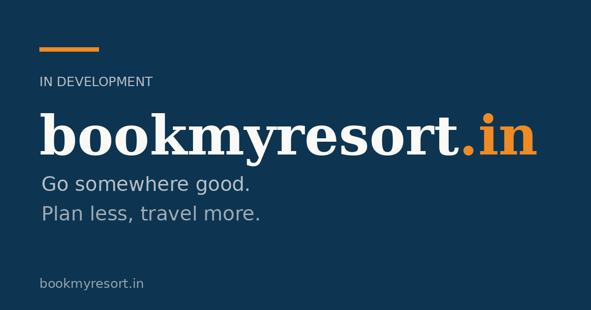 Link preview image for bookmyresort.in
